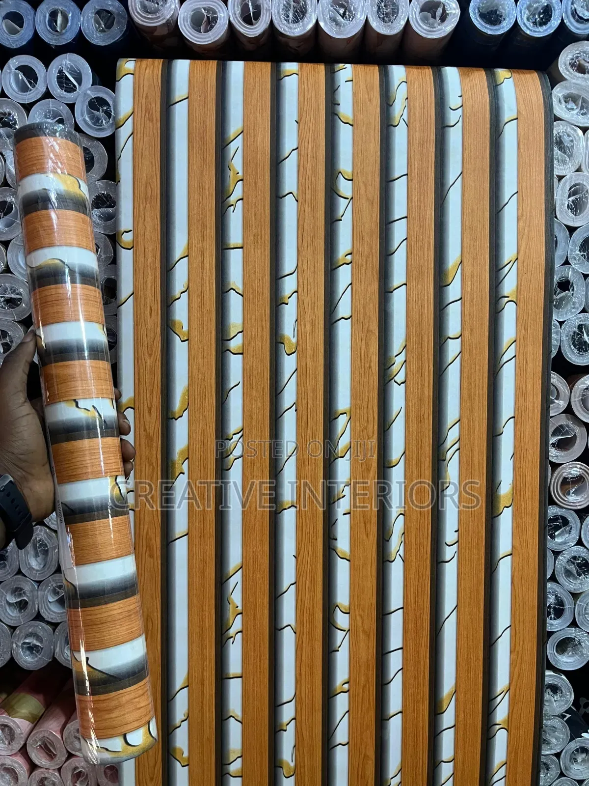 New Designs Fluted Wallpapers