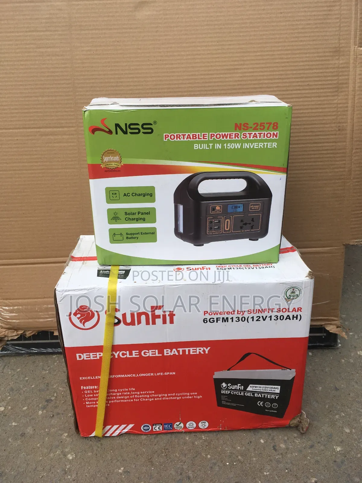 NSS Solar Generator With Additional Battery Battery