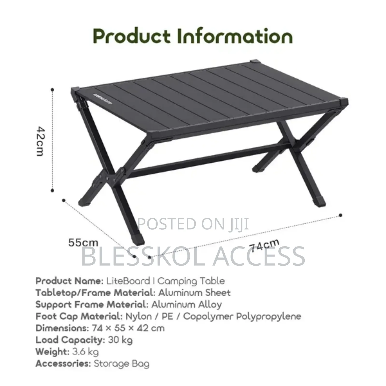 Oraimo Liteboard Durable Foldbable Camping Table