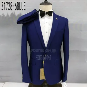 Single Button Suit (Carton and Blue Color)For Rent