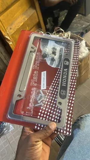 Iron Plate Number Cover For Honda