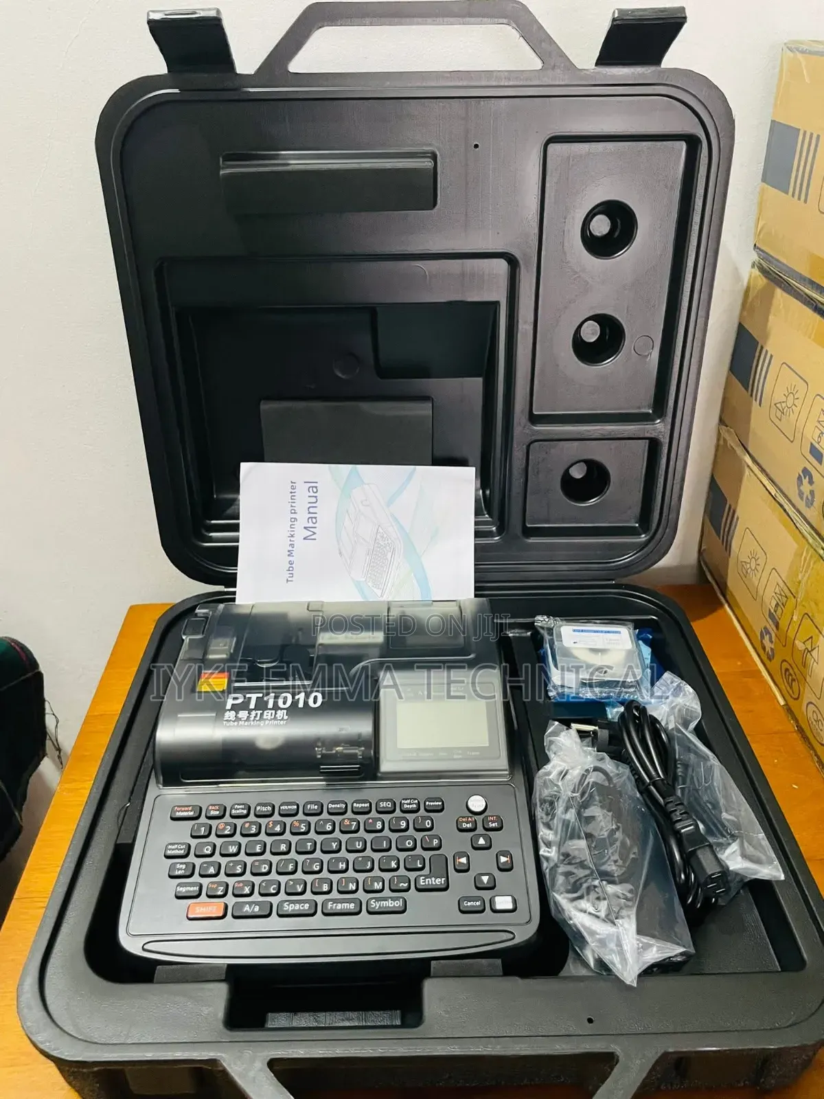 Pt1010 Thermal Transfer Cable Label Printer