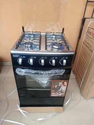 Kenstar 50 by 50 Four Burners Standing Gas Cooker With Oven Grill .