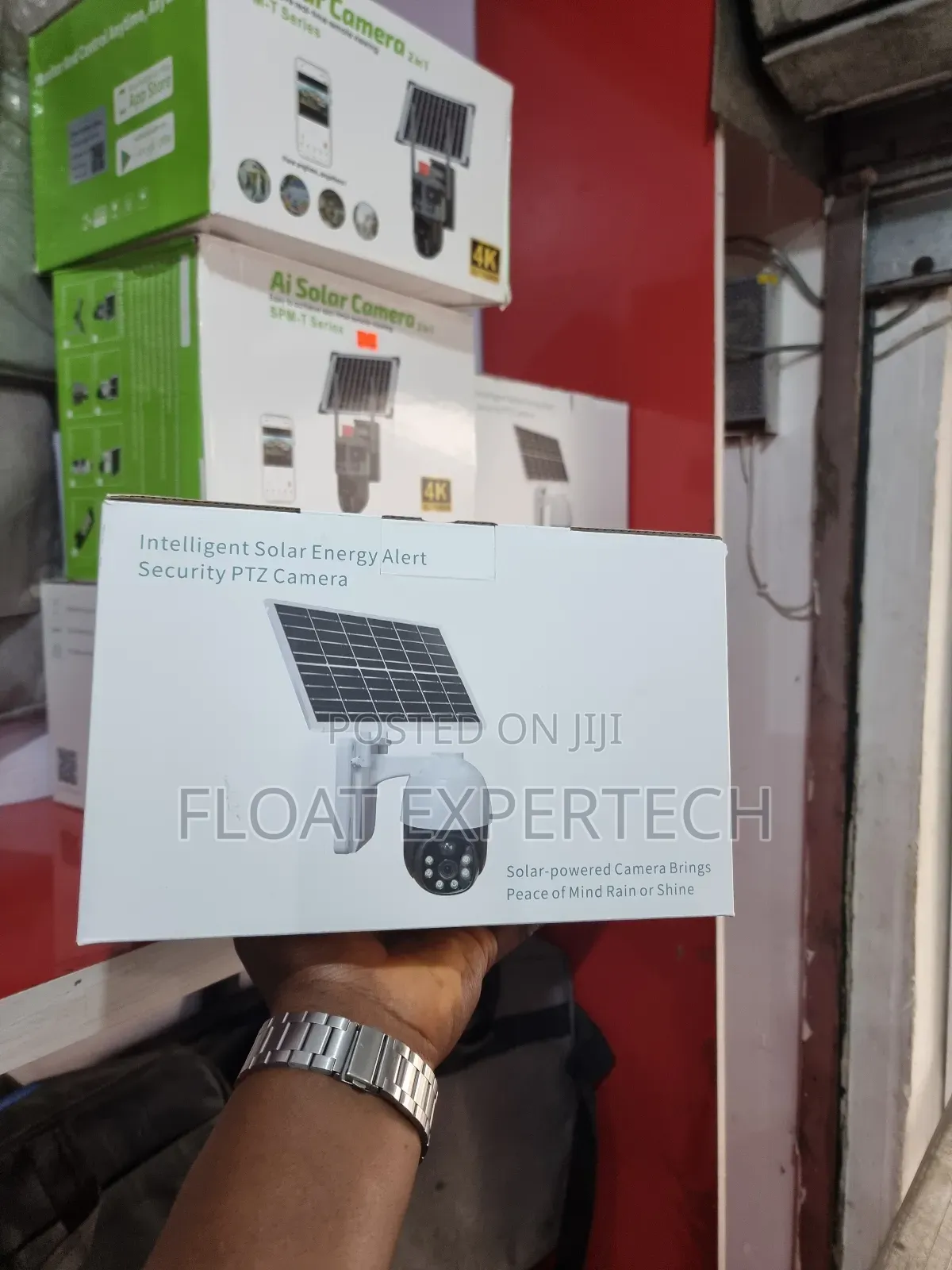 Solar CCTV Camera Single Lense