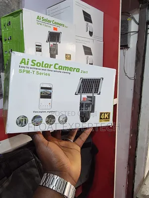 Solar CCTV Double Lense Camera
