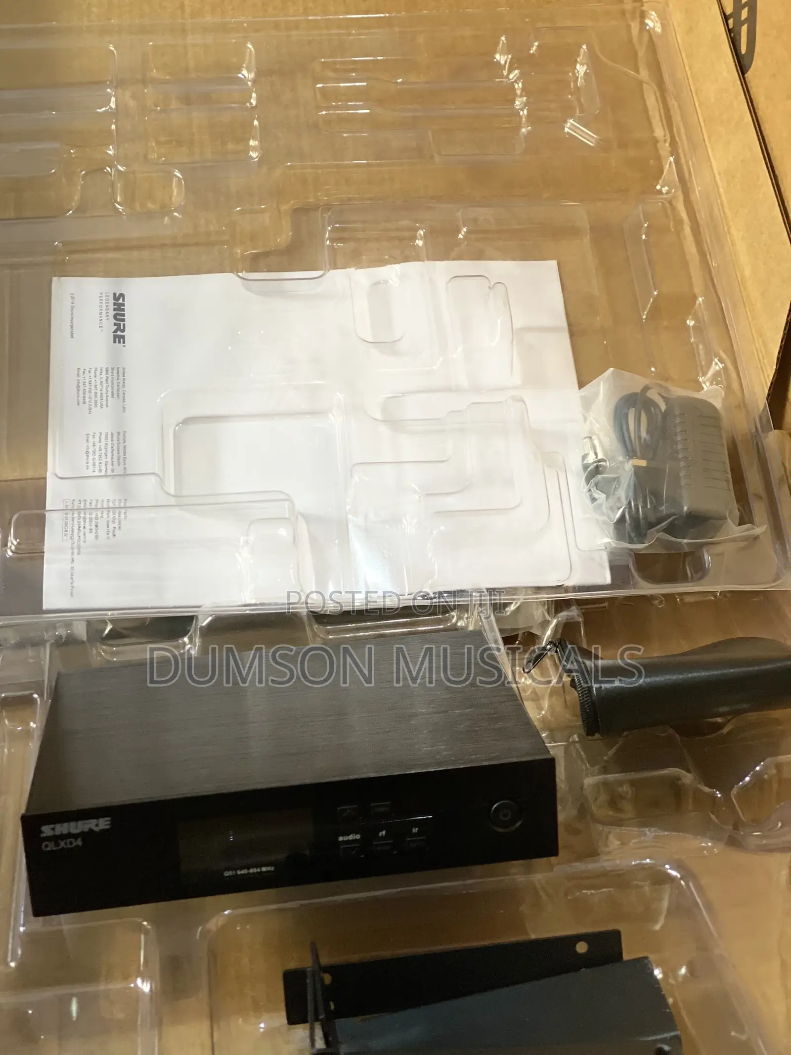 Shure Qlxd4 Digital Wireless Microphone