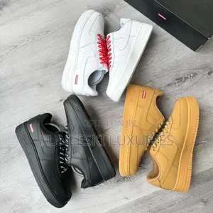 Original Nike Air Force 1 Supreme-Wheat Sneakers Available