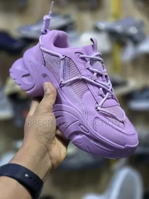 Ladies Purple and Pink Sneakers