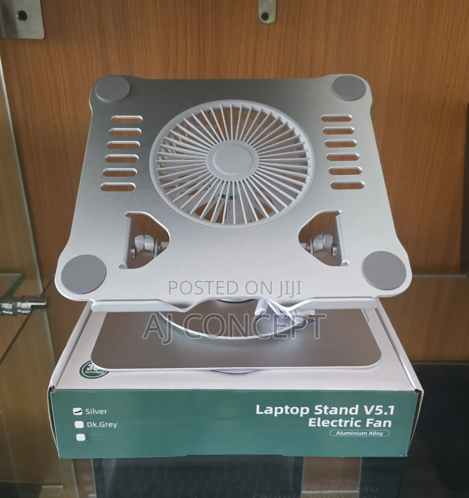 Laptop Stand With Electric Fan 5.1