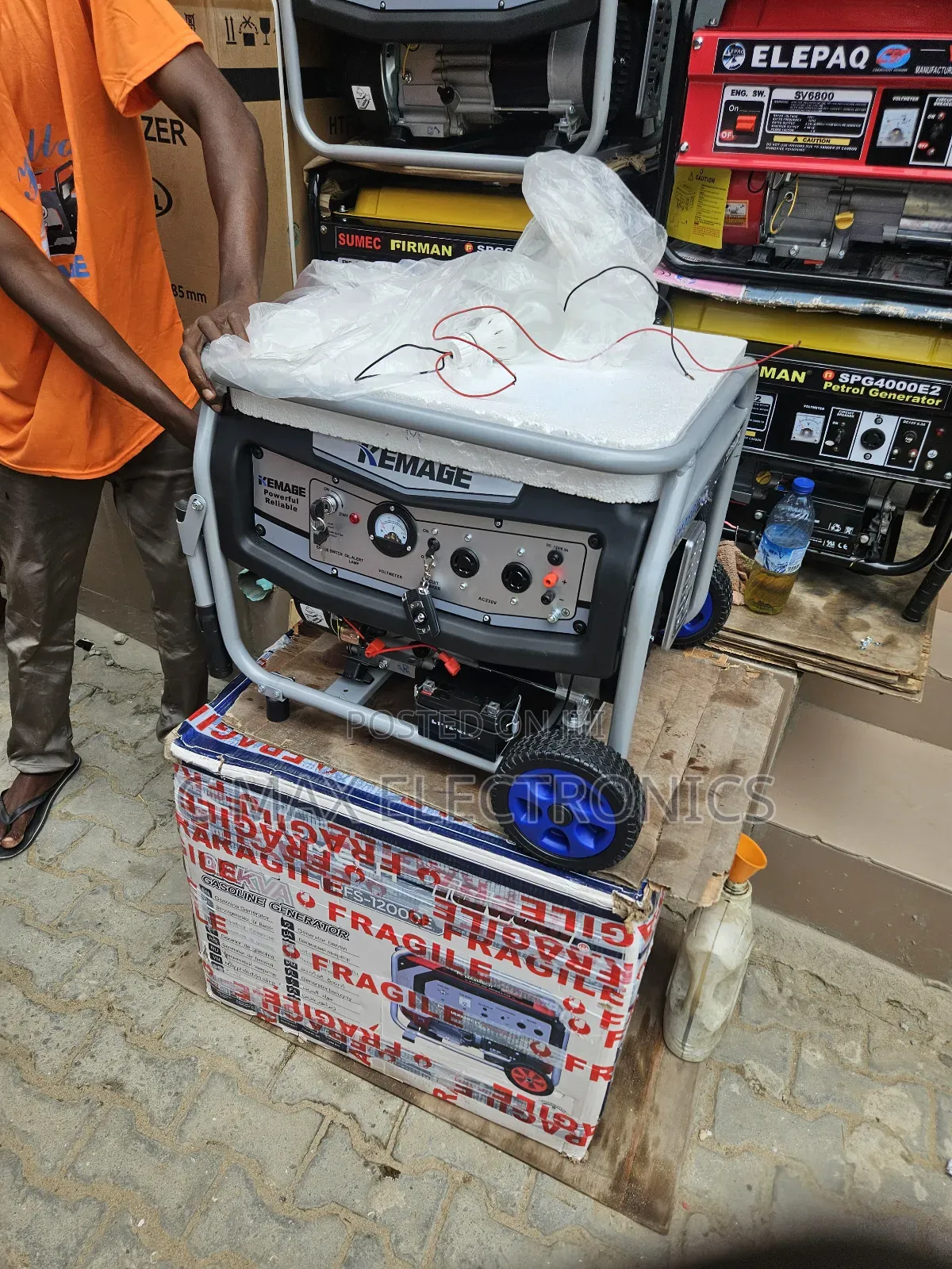 Kemage 4.5kva Petorl Generator Remote Control Available