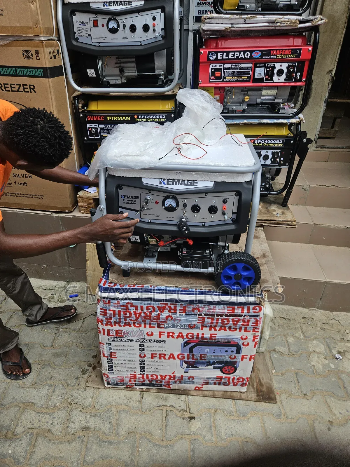 Kemage 4.5kva Petorl Generator Remote Control Available