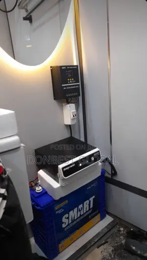 1kva 12v and 220a Tubular Battery With 60a Controller 3pcs of Panel