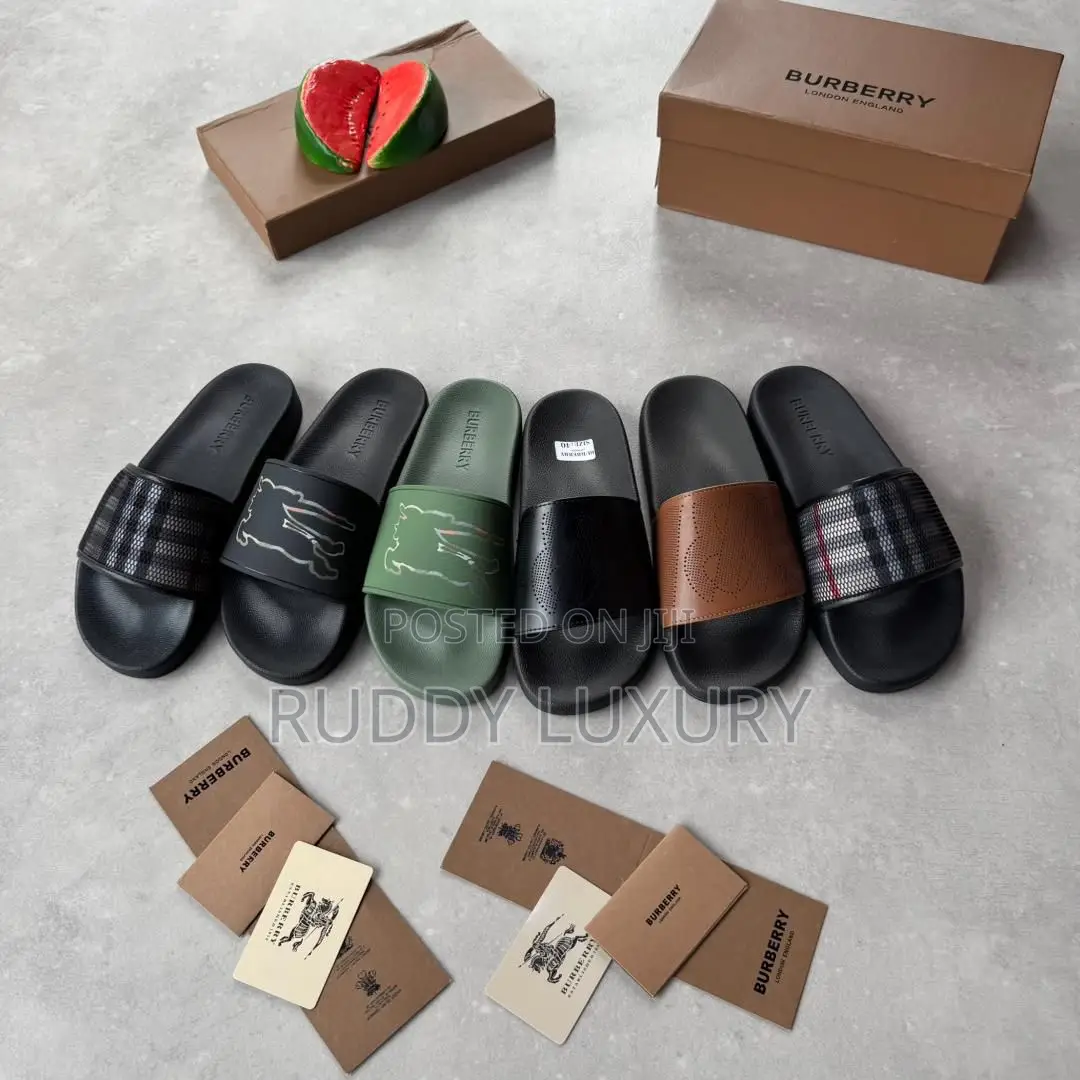 Ruddy Luxury Designer Slides – Premium Quality
