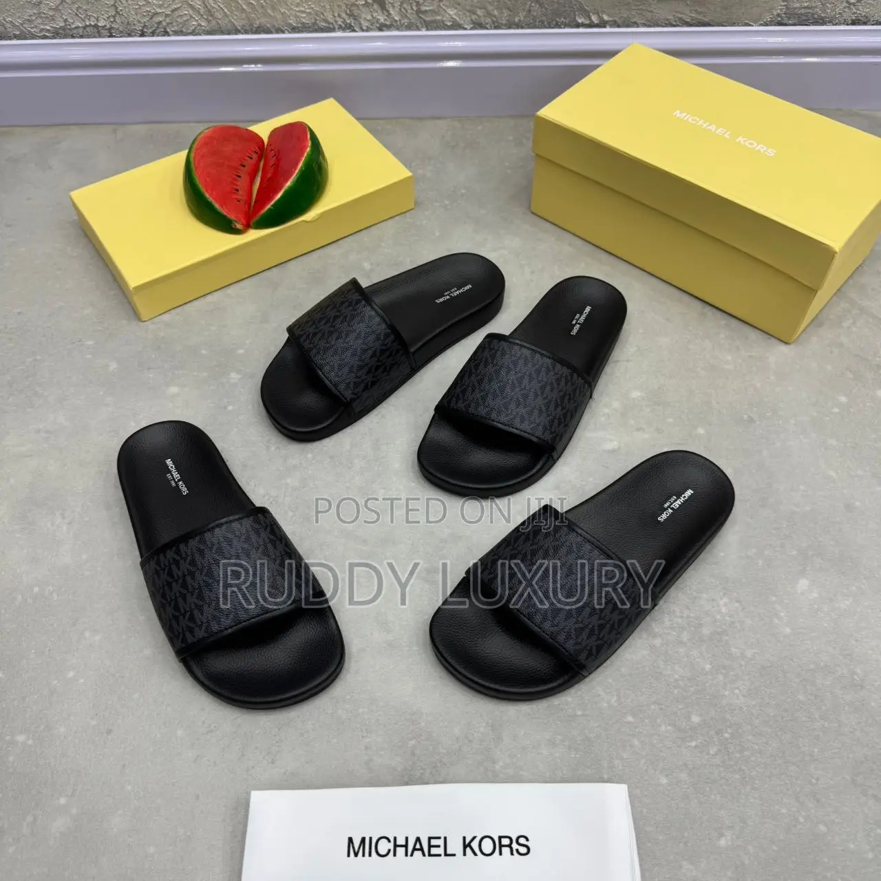 Ruddy Luxury Designer Slides – Premium Quality