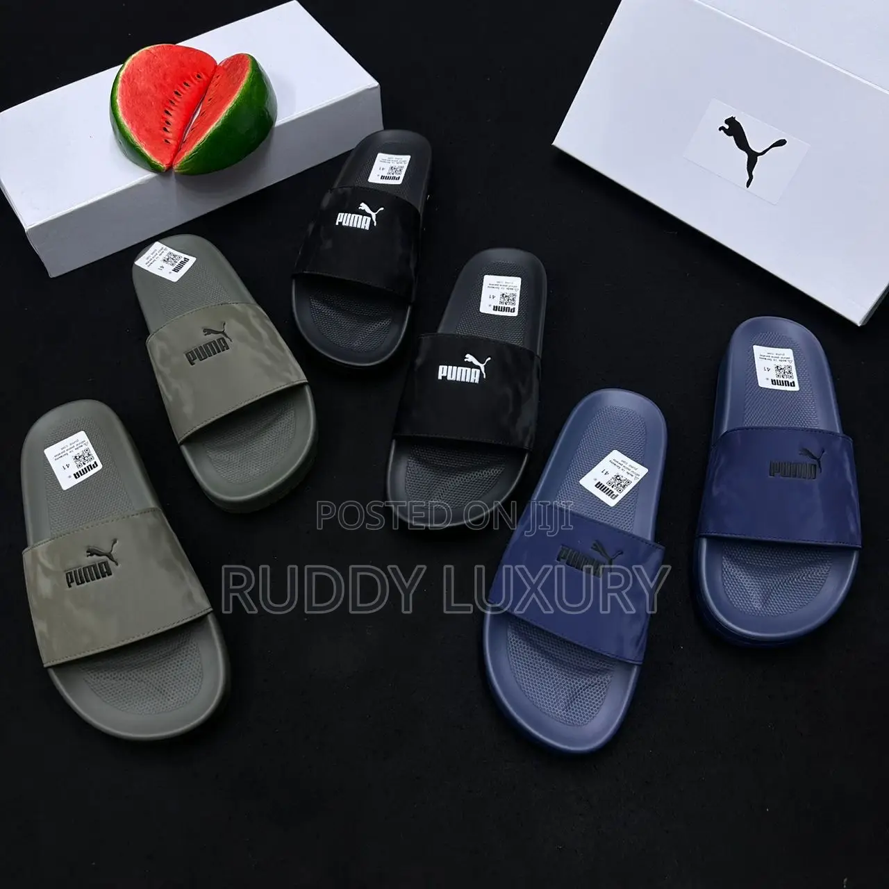 Ruddy Luxury Designer Slides – Premium Quality
