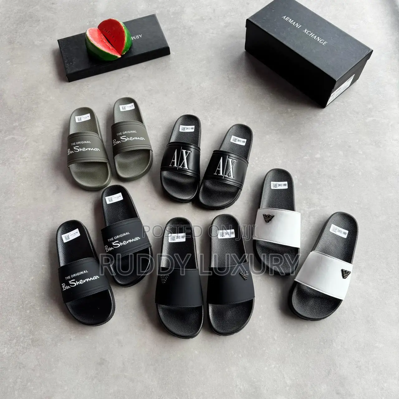 Ruddy Luxury Designer Slides – Premium Quality