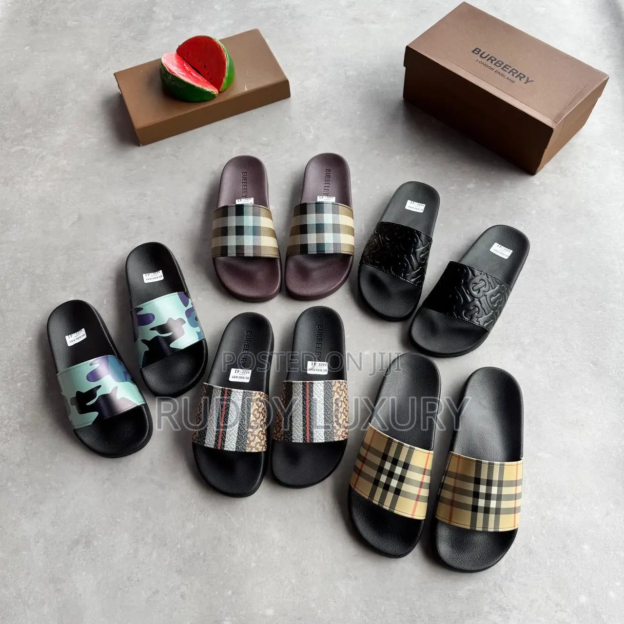 Ruddy Luxury Designer Slides – Premium Quality