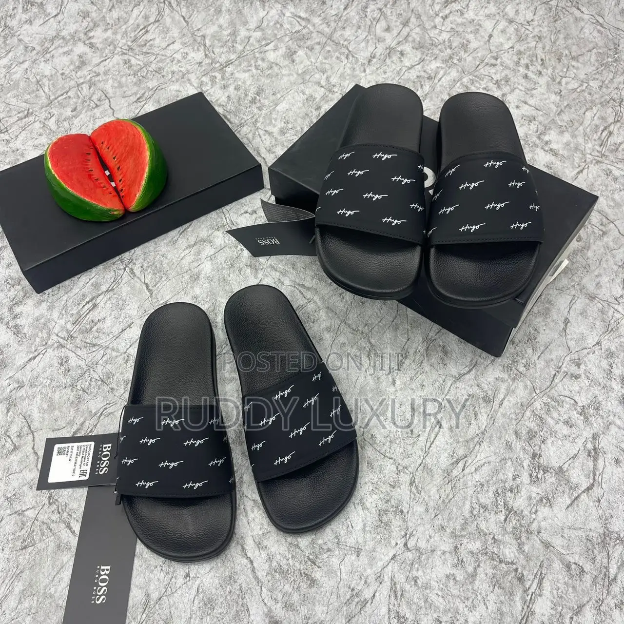 Ruddy Luxury Designer Slides – Premium Quality