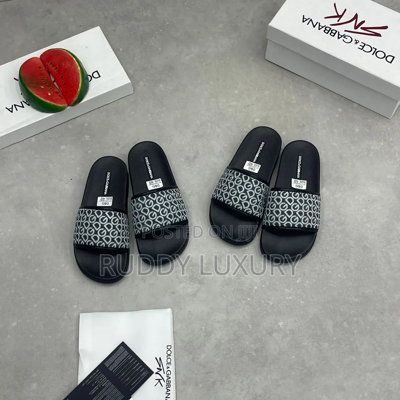 Ruddy Luxury Designer Slides – Premium Quality