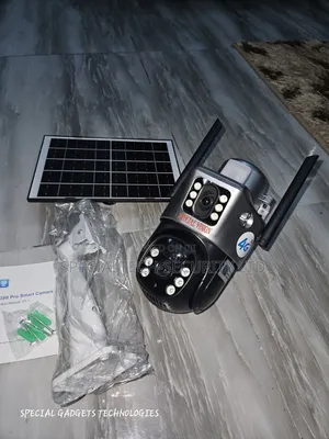 V380 Pro Dual Lens Solar Camera 8mp