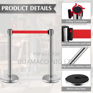 Retractable Belt Stanchion Crowd Guide