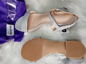 Silver Ladies Silver Shoe - Size 39