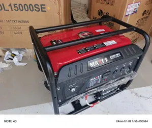 Maxi Petrol Generator With Key and Battery 5kva