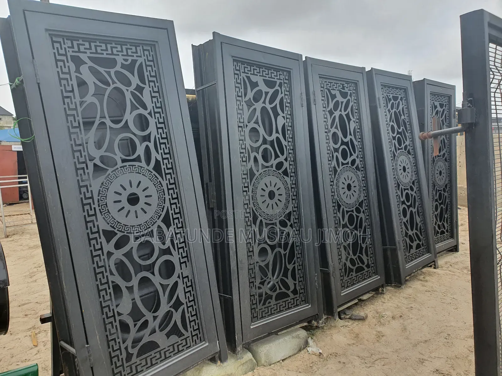Single Panel Laser Cut Door