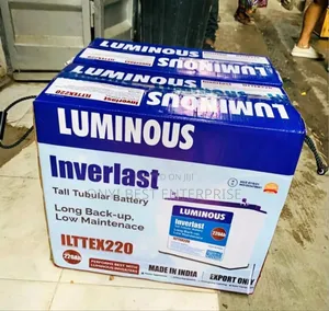 Luminous Inverlast Battery 220ah-12v New