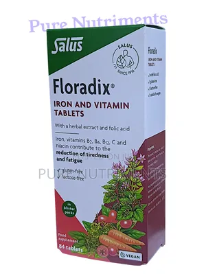 Floradix Iron, Vitamin and Herbal Tablet/Liquid -Tiredness and Fatigue