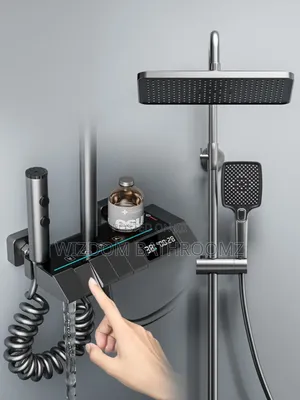 Led Shower With Temperature Display