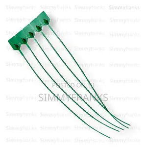 Green Sample Seal Tags