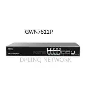 Grandstream Gwn7811p 8-Port Gigabit Enterprise Layer 3 Managed Poe