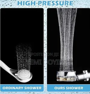 Pressurized 360° Free Rotating Shower Head