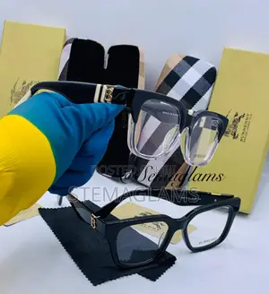 Burberry Unisex Square Optical Frame Glasses