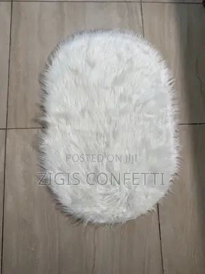 Faux Fur White Rug