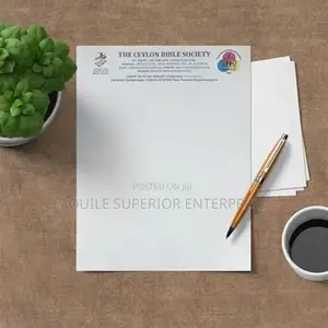 Printed Letterhead For Churches