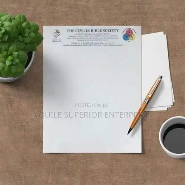 Printed Letterhead For Churches