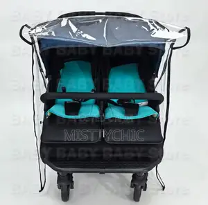 Universal Twin Baby Strollers Rain Cover Protector Design Raincoat