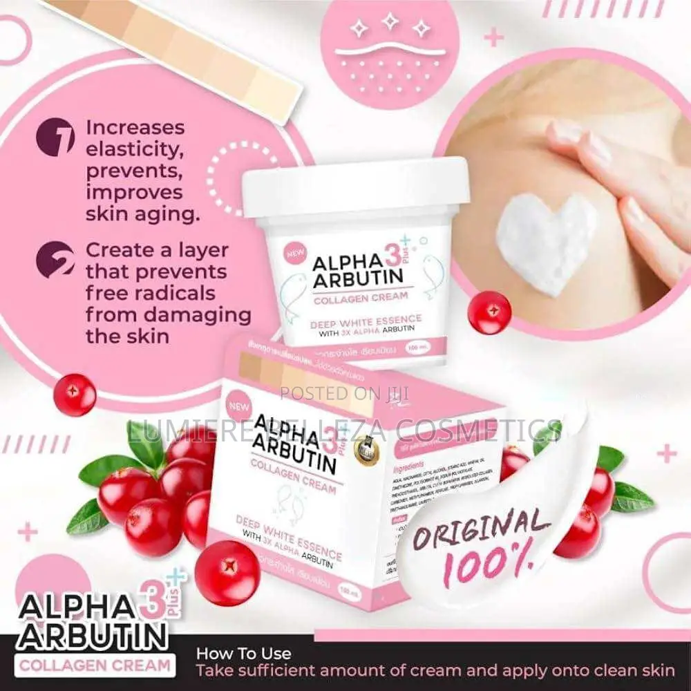 Alpha 3+ Arbutin Collagen Cream