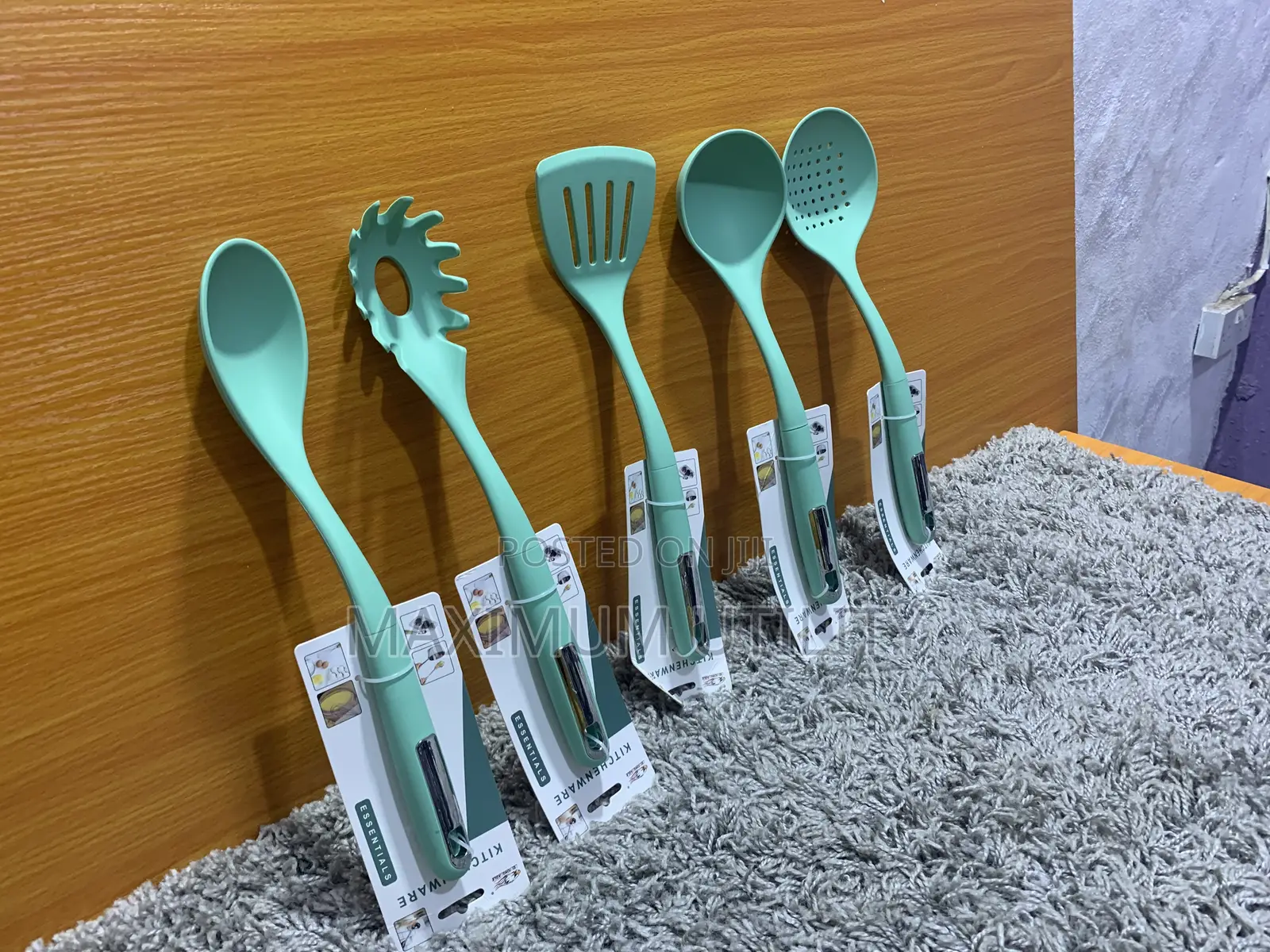 5 Sets of Essentials Kitchen Ware Original Silicone Cutleries