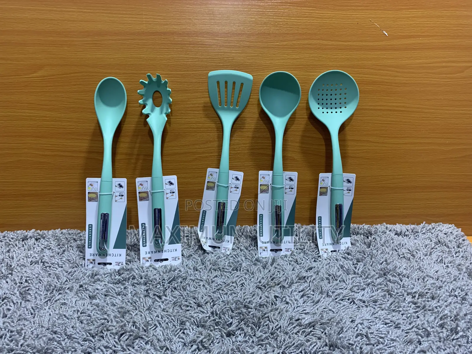 5 Sets of Essentials Kitchen Ware Original Silicone Cutleries
