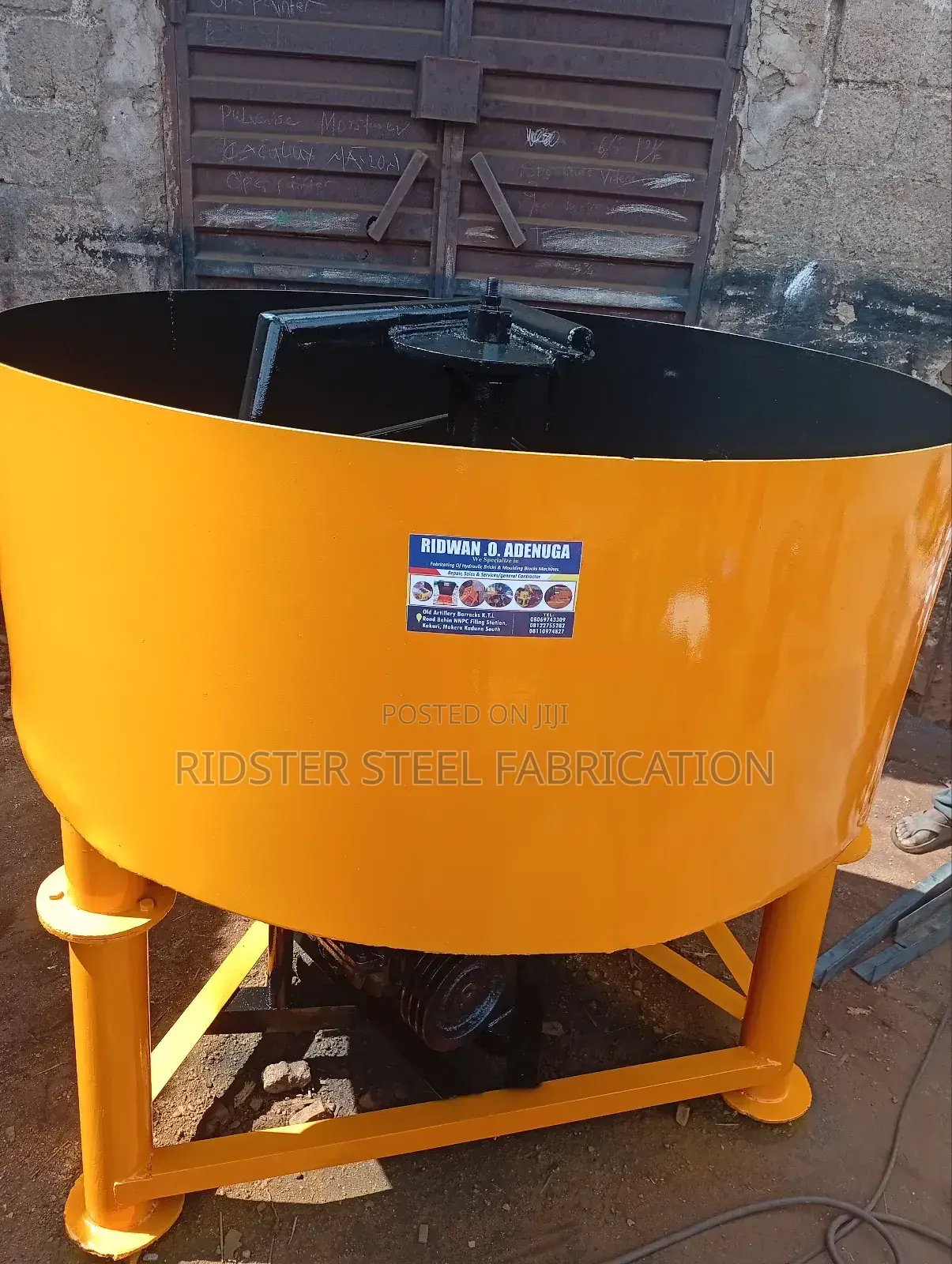 Manual Brick's Machine Made by Ridster Steel Fabrication Services.