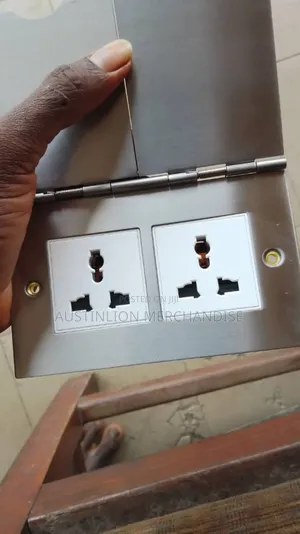 Two Way Metal Floor Socket