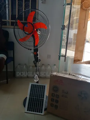 Sunrise Dc Solar Fan With Bulb 16 Inches
