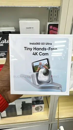 Insta 360 Go Ultra Tiny Hands-Free Cam.