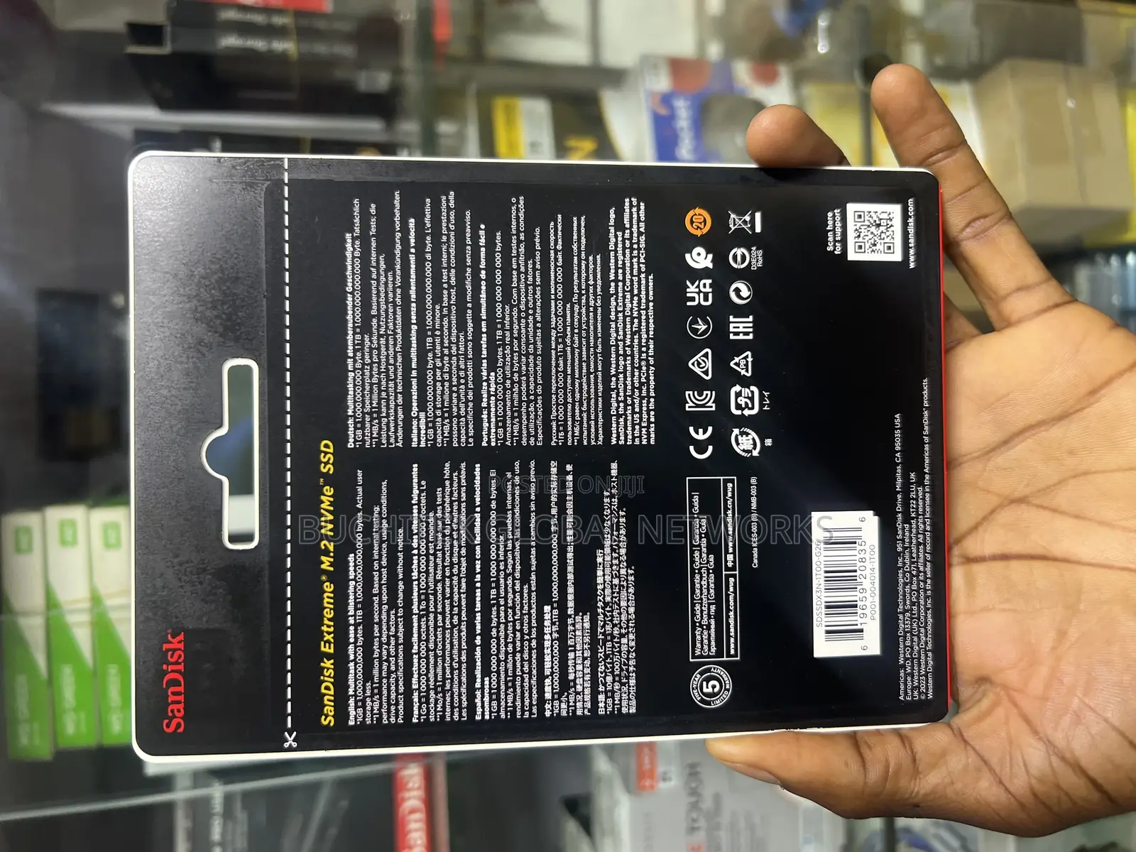 Sandisk Extreme M.2 Nvme Pcie Gen 4.0 Internal 1tb SSD