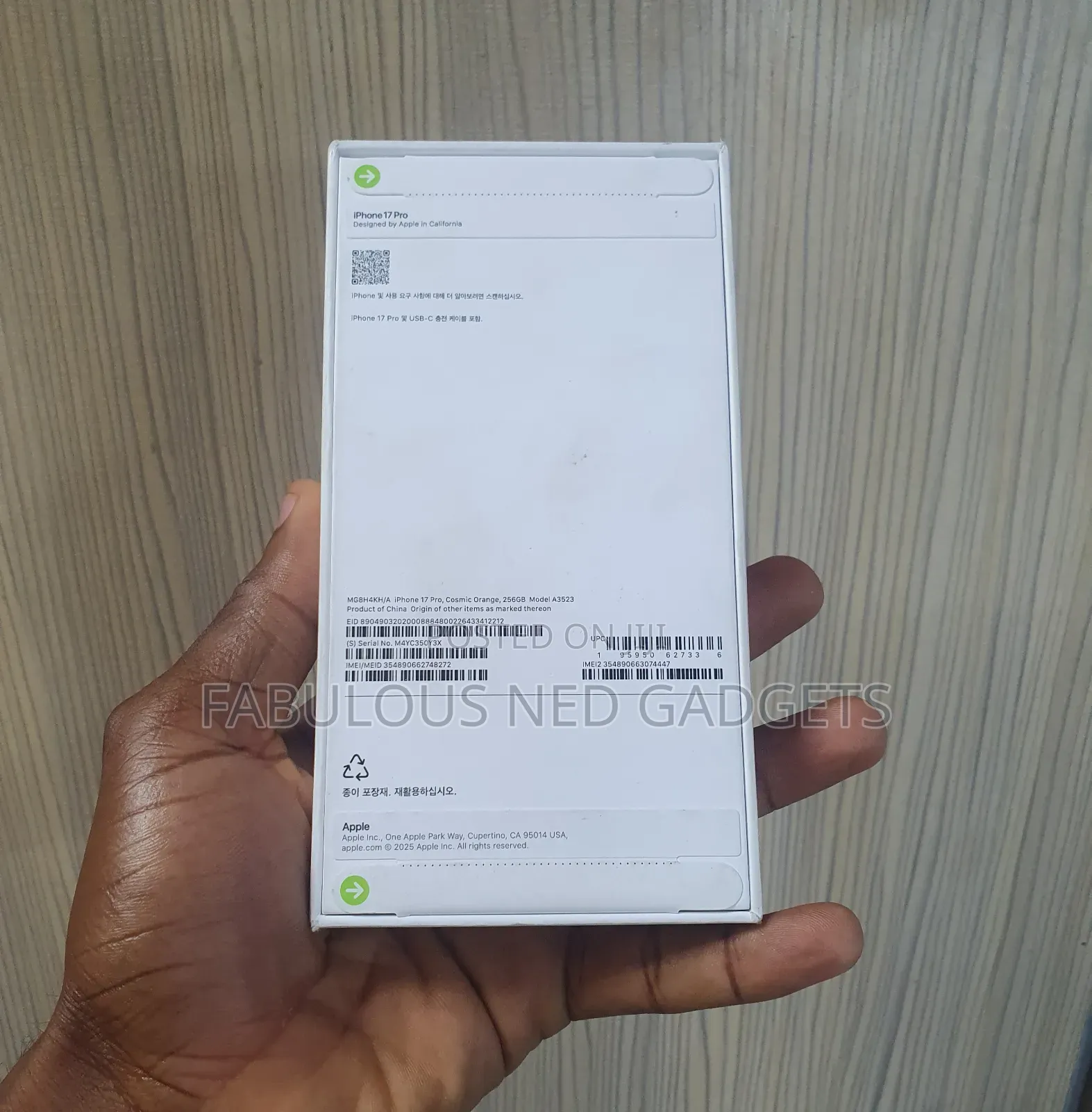 New Apple iPhone 17 Pro 256 GB Orange