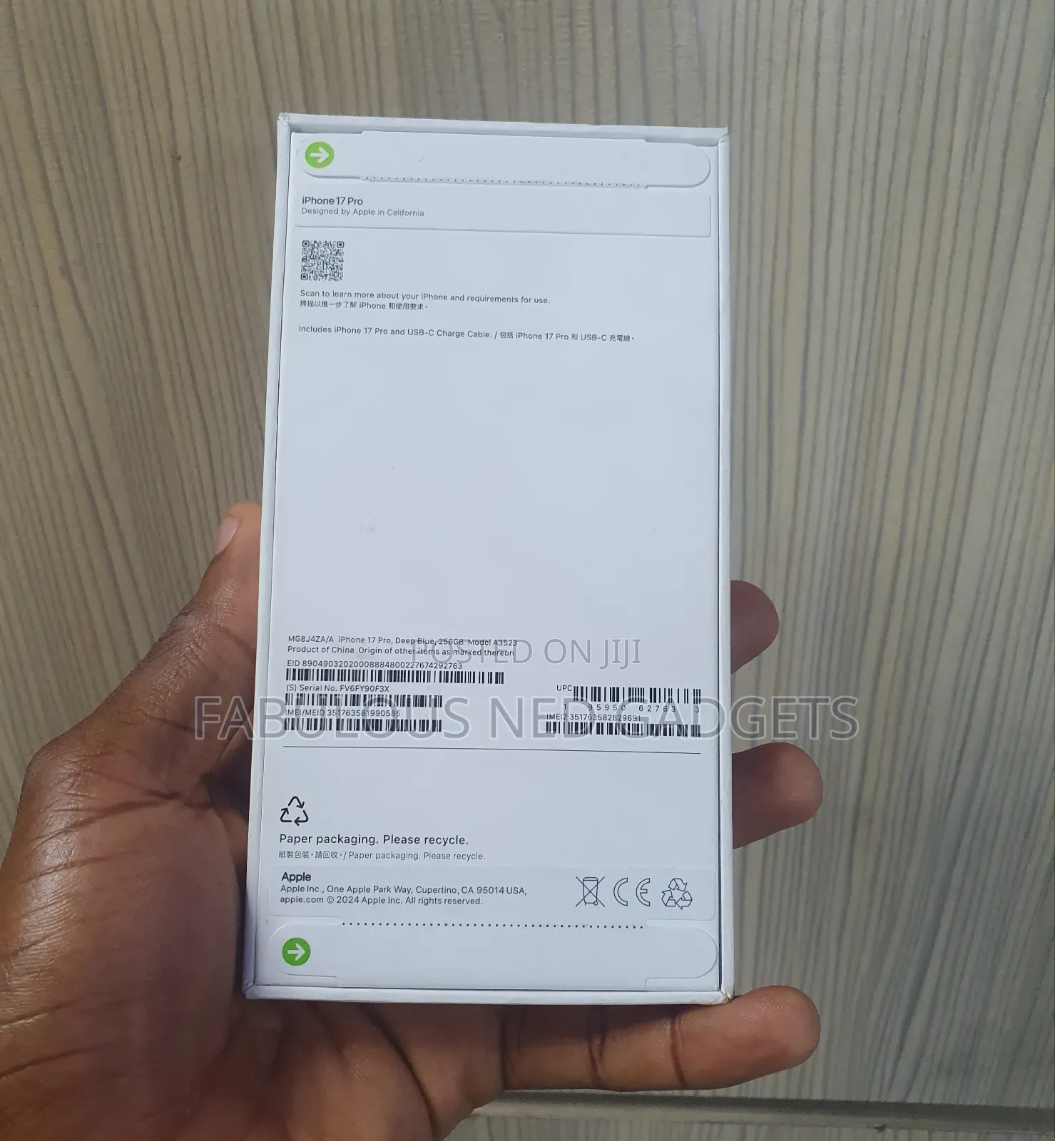 New Apple iPhone 17 Pro 256 GB Blue