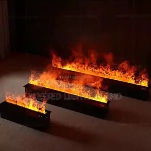 Modern 3d Atomized Fireplace-Embedded Simulated Flame Decor With Humid